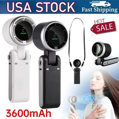 Portable Handheld Turbo Fan 5 Speeds Cooling Fan Rechargeable Mini Fan Hand Fan