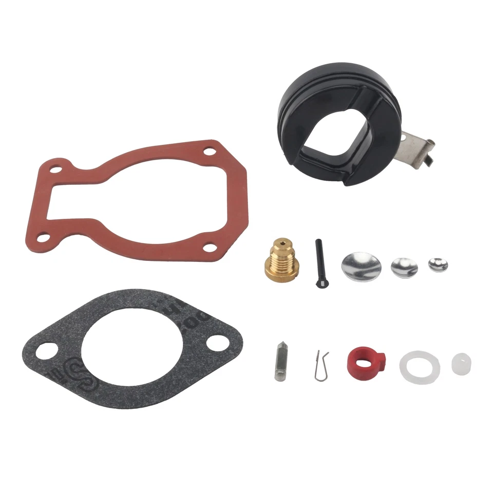 Kit de carburador fueraborda con flotador para Evinrude Johnson 4 5 6 7,5 8 9,9 14 15 HP Foto 4 de 4
