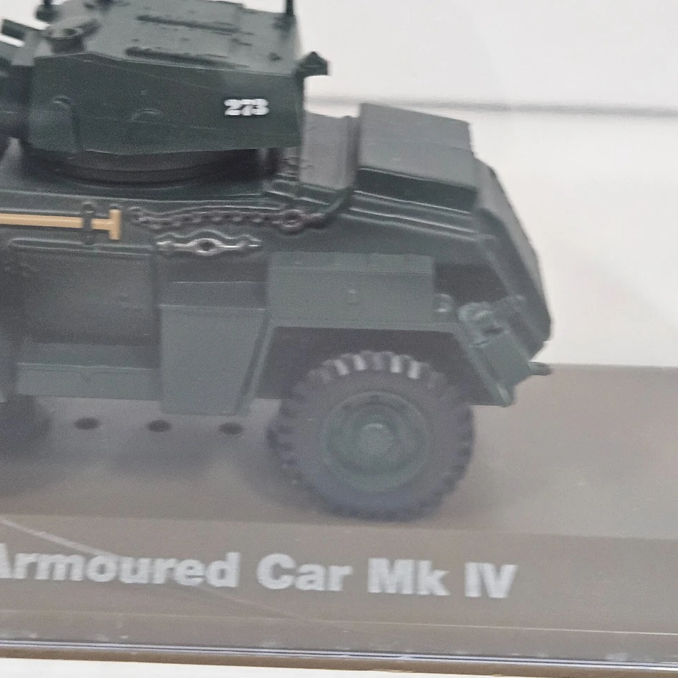 Atlas Editions 1:43 WWII Military Die-cast Vehicle Humber Armoured Car Mk IV - Image 4 of 4