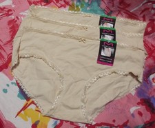3 NEW MAIDENFORM DMCS51 A2Q EVERDAY COMFORT COTTON HIPSTER PANTIES L/7