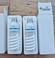Two LS PRO PHOTO STUDIO Top Lighting PHOTO BULBs PB-45 45W CFL White 6500K