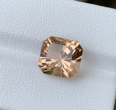 Rare 5.90ct Champagne Topaz - 10mm African Octagonn Asscher Cut loose Gemstone