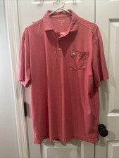 Men  s Masters Tech Golf Polo Shirt Size Medium