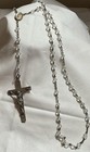 vintage faceted crystal bead rosary — photo 2