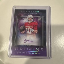 2023 Panini Origins - Rookie Autographs Clayton Tune #RACTU Purple /17 (AU, RC)