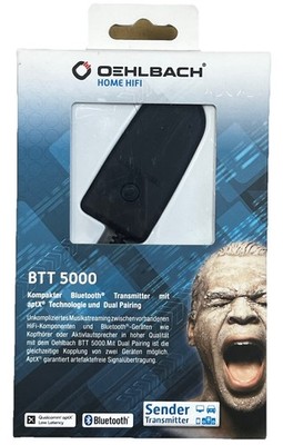 Oehlbach BTT 5000 Bluetooth Transmitter aptX Dual Pairing Audio Sender