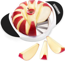 3.5 Inch Apple Slicer with 12 Sharp Blades - Professional Apple Cutter - Stainle