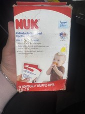 Nuk Pacifier Wipes - 24 Wipes, Baby/Toddler Cleaning Essential