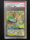 2019 POKEMON SUN & MOON COSMIC ECLIPSE #1 VENUSAUR & SNIVY GX PSA 8