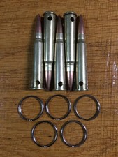 "Military" .303 (Inert - Rounds) Bullet Keyrings (5)