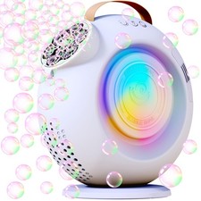 Bubble Machine, Automatic Bubble Maker Rechargeable, 15000 Big Bubbles per M...