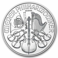 2026 Austria 1 oz Platinum Philharmonic BU 2296.44 per troy oz