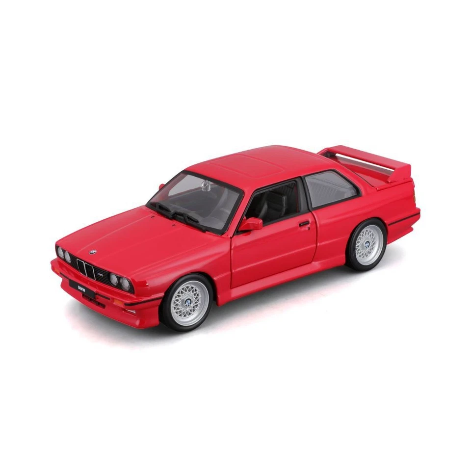 *18-21100 Bburago - BMW M3 e30 (1988), rossa - Scala 1:24 - Immagine 4 di 4