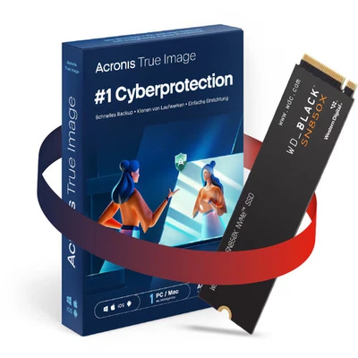 WD_BLACK SN850X NVMe SSD 2 TB M.2 2280 PCIe 4.0 inklusvie Acronis True Image ...