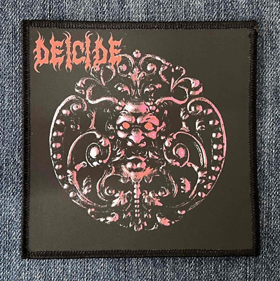 Deicide Album Patch Album Cover Sublimated Sew On Band Square Logo Death Metal