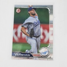 2019 Bowman 15 Clayton Kershaw   Los Angeles Dodgers  Baseball Card