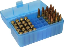 MTM 50 round Flip-Top Rifle Ammo Box 220 Swift 243 308 Win