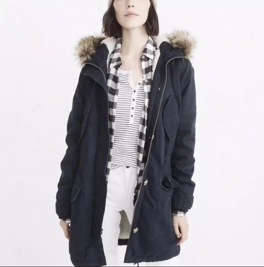 abercrombie and fitch women's coats