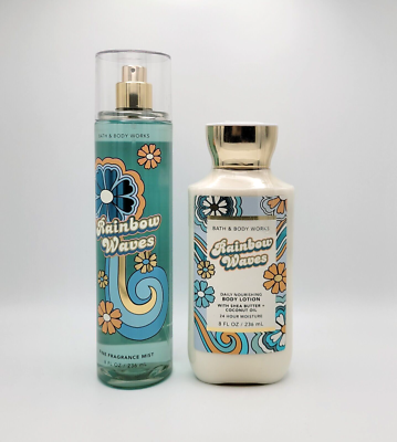 Bath & Body Works Rainbow Waves Body Mist & Body Lotion 8 fl oz