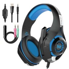 GAMING HEADSET HEADPHONES 3.5MM LED MIC FOR PC LAPTOP PS3 PS4 PS5 XBOX ONE NEW