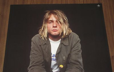 $0 ship! NIRVANA Japan PROMO official release POSTER Kurt Cobain