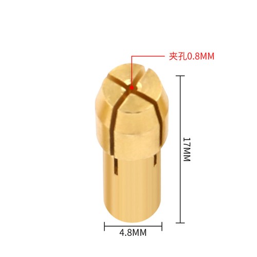 0,5 mm bis 3,2 mm Messingbohrer Spannfutter Spannfutter für Dremel Typ rotierende Werkzeuge - Bild 7 von 15