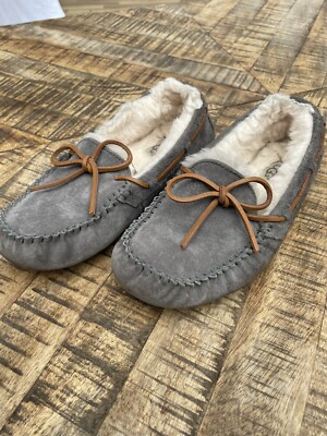 UGG Australia Women's Moccasins Dakota Sheepskin Soft Slip On