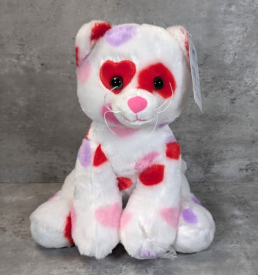 NEU Build a Bear Kitty Be Mine rote Augenklappe Valentinstag Katze