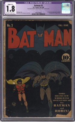 Batman 3 - CGC 1.8 restauriert