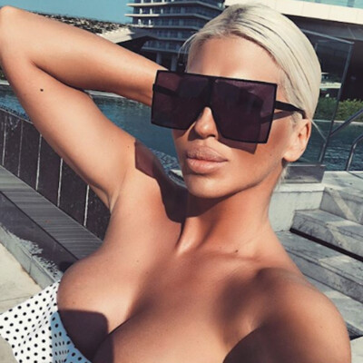 Occhiale Da Sole In Metallo Squadrato Oversize KUBORAUM Mask H14 Argento | Occhiali | Ottica - Foto 2