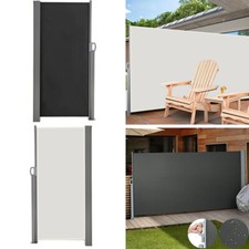 Awning Privacy Blind Screen Retractable Side Canopy Windbreaker Patio Garden UK