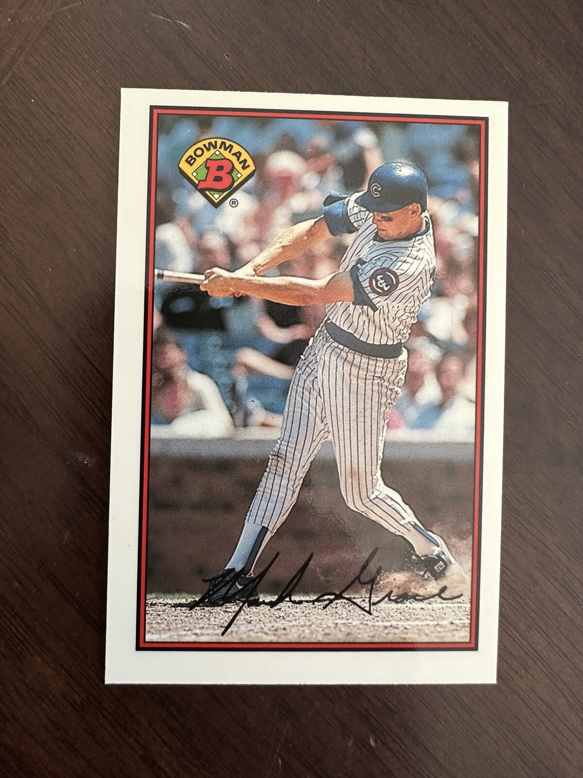 1989 Bowman Tiffany 291 Mark Grace Cubs NM/Mint