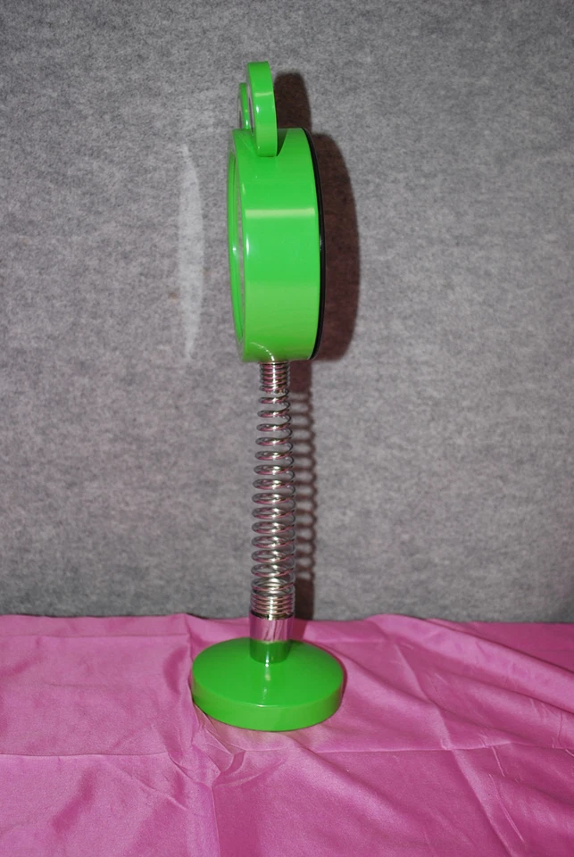 Frog Desk Alarm Clock Quartz with Spring Body 17" Tall S4520 - Image 4 of 4