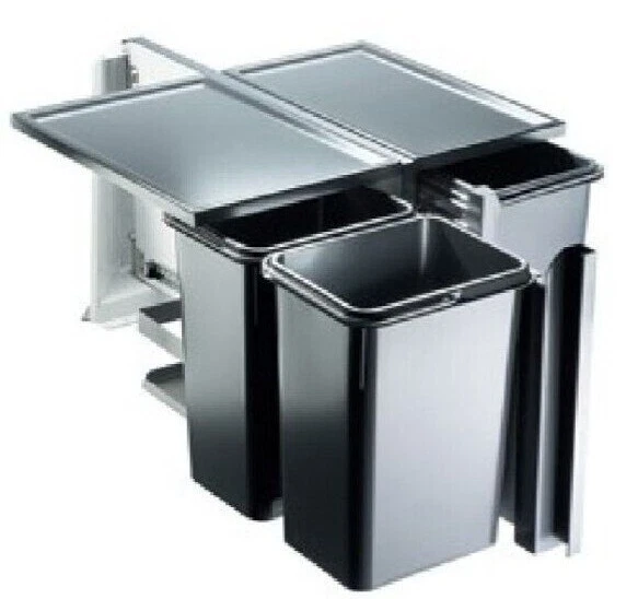 BLANCO Eck Abfallsystem Blancoselect Trigon Einbau Abfalleimer 511717 Grau - Bild 2 von 4