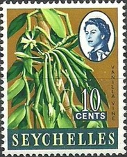 Timbre Flore Vanille Seychelles 189 ** - 82187FS