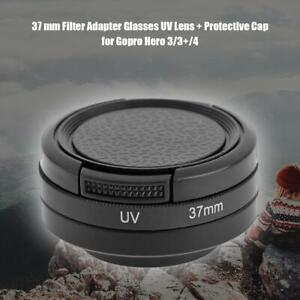 Phot-R/® 37mm UV CPL Filter /& Lens Cap Adapter Ring for GoPro Hero 3 3 Action.