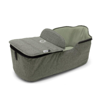 Bugaboo Fox Carrycot Tailored Fabric Set GREEN MELANGE UK