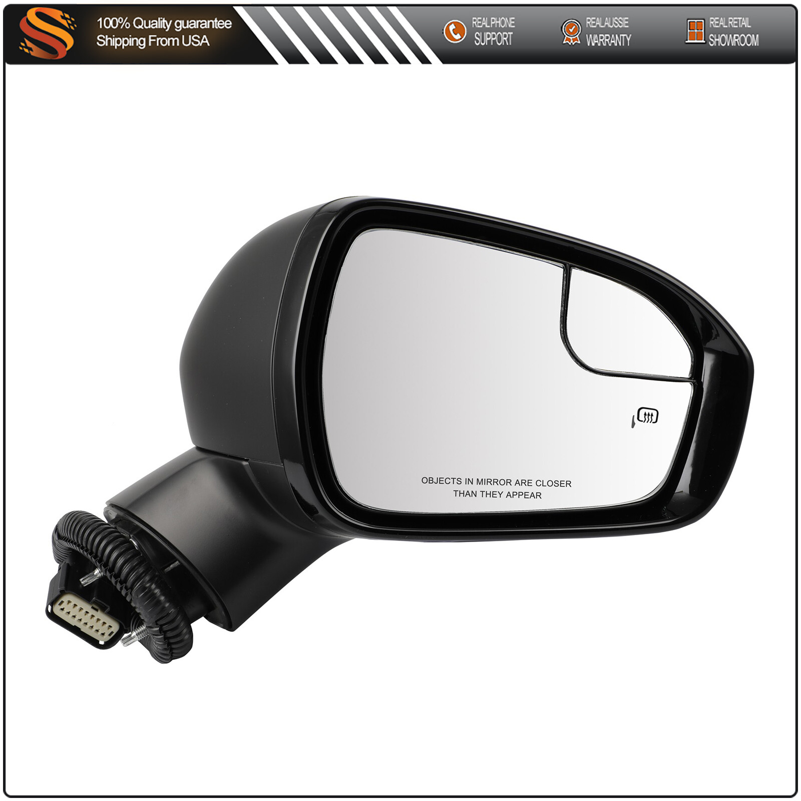 Right Side Mirror For 2018-2018 Ford Fusion Heated Puddle Signal Lamp Memory