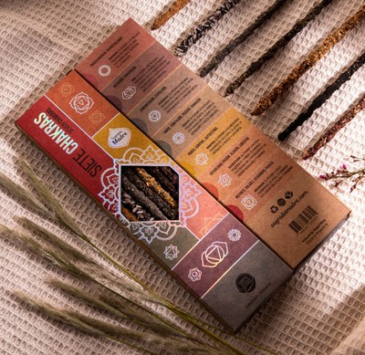 7 Chakra Incense | Variety Pack | Rose | Sandalwood | Palo Santo | Rosemary