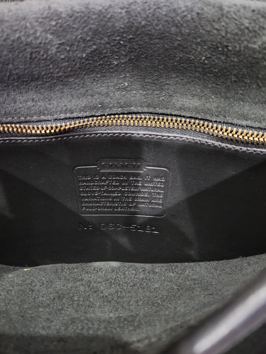 VINTAGE COACH BLACK LEATHER BRIEFCASE BAG | eBay