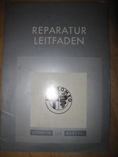 Alfa Romeo Lichtmaschine Alfetta, Alfasud Reparaturanleitung