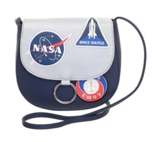Bioworld NASA Crossbody Bag With Patches Purse New