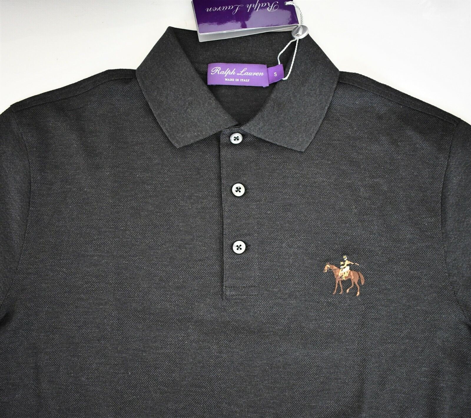 Purple Label Ralph Lauren Custom Slim Fit Monogram Polo Shirt - ShopStyle