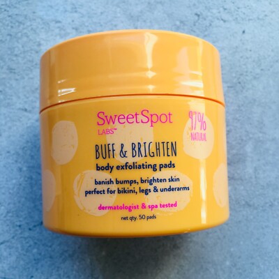 SweetSpot Labs Buff & Brighten Body Exfoliating Pads 50 Full Size