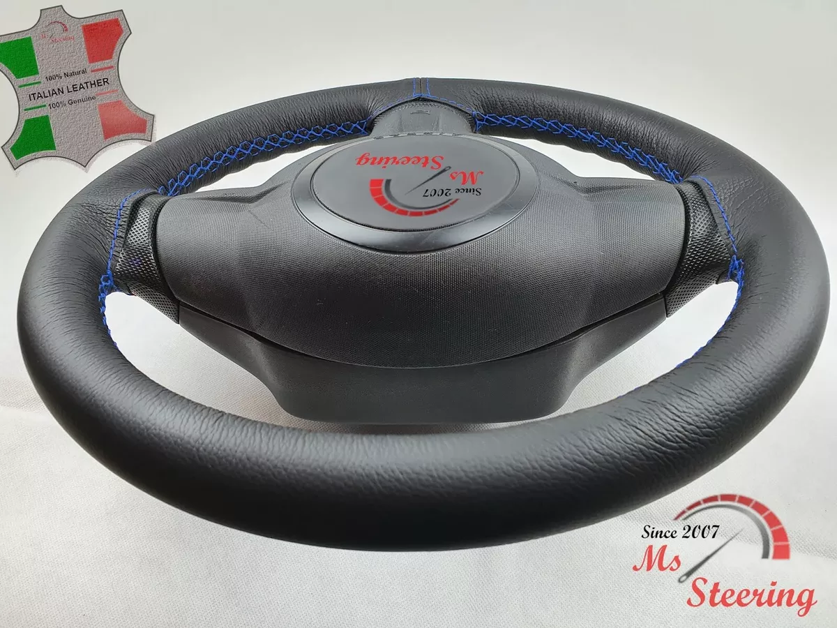 FOR LINCOLN TOWN CAR 80 87 BLACK LEATHER STEERING WHEEL COVER
