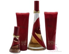 Rebelle by Rihanna 4 PC Gift Set-3.4 oz EDP 0.5 EDP 3.0 oz BL 3.0 oz S/Gel