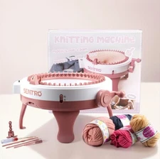 48 Needles Crank Hand Knitters Professional Woolen Knitting Machine Hat Weav Kit