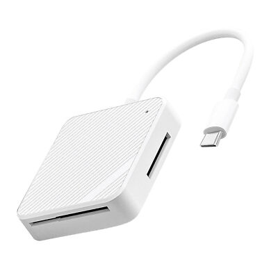 4 in 1 Type-C USB-C Smart Media M2 SD SM XD Memory Card Reader Adapter