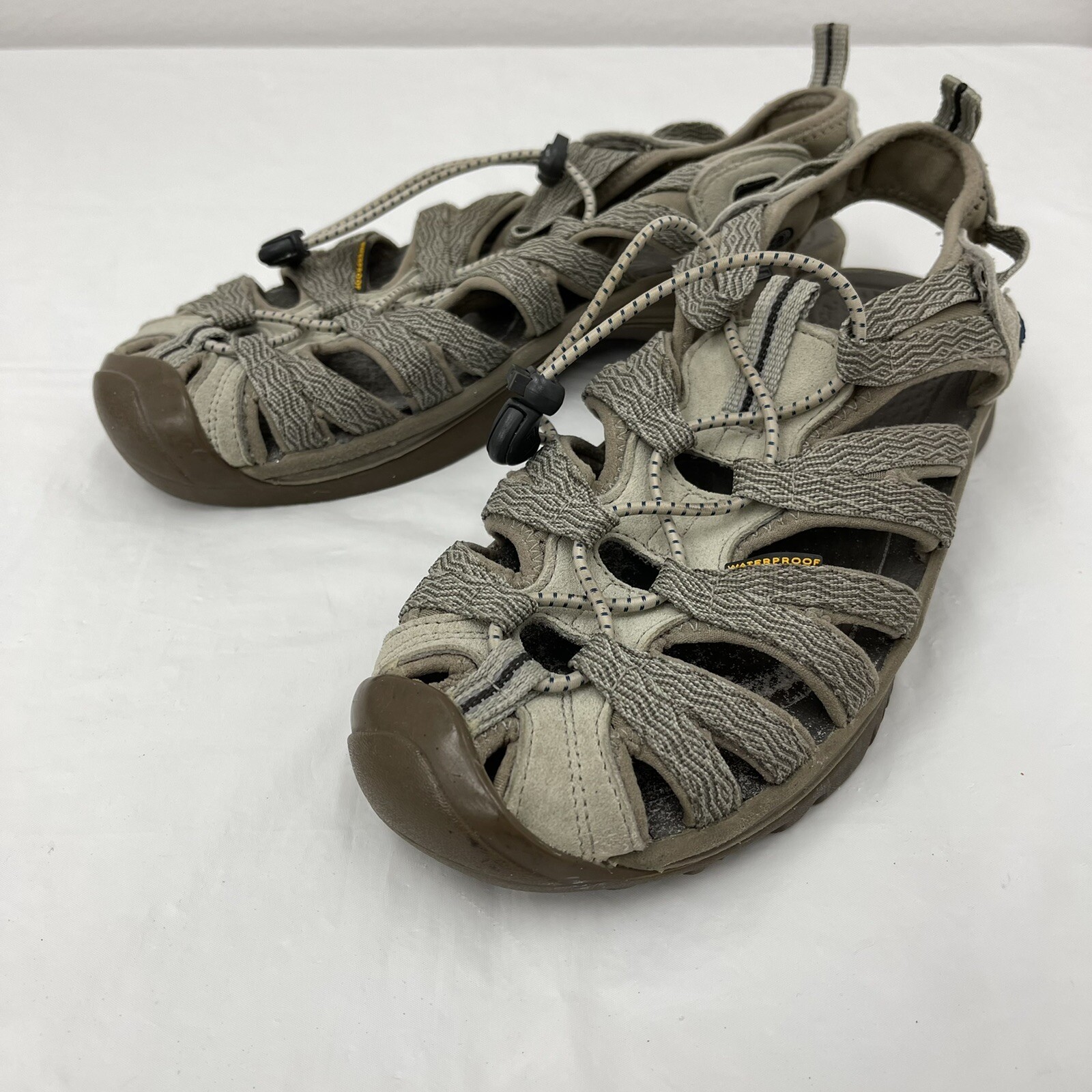 Sandali da trekking grigi da donna Keen taglia 8 scarpe da trekking impermeabili