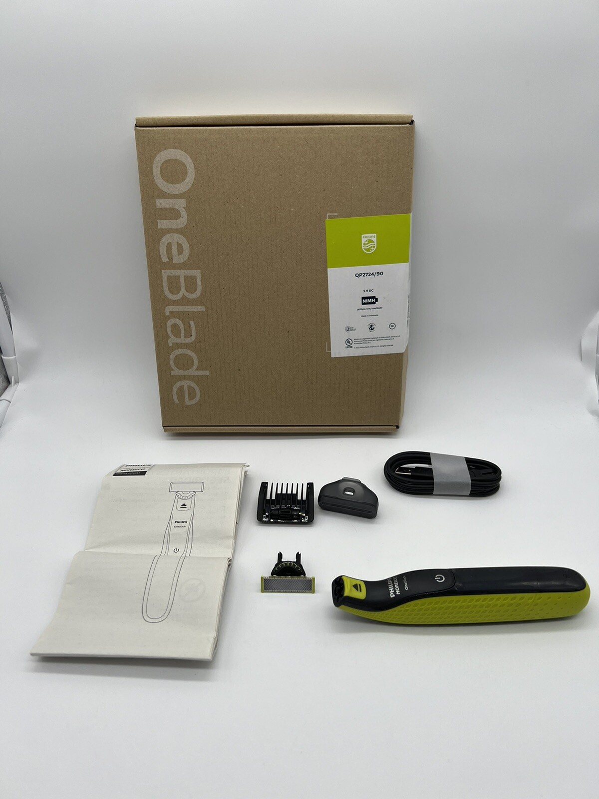 Philips Norelco OneBlade 360 Face Hybrid Electric Beard Trimmer QP2724/90 (Q7(4)